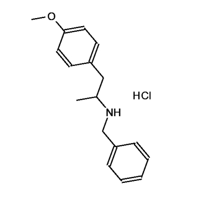 4-Methoxy-alpha-methyl-N-(phenylmethyl)benzeneethanamine hydrochloride